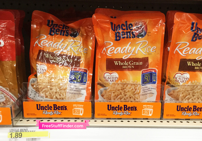 High Value $2.50 in Uncle Ben's Coupons = Ready Rice Pouches ONLY 89¢ at Target