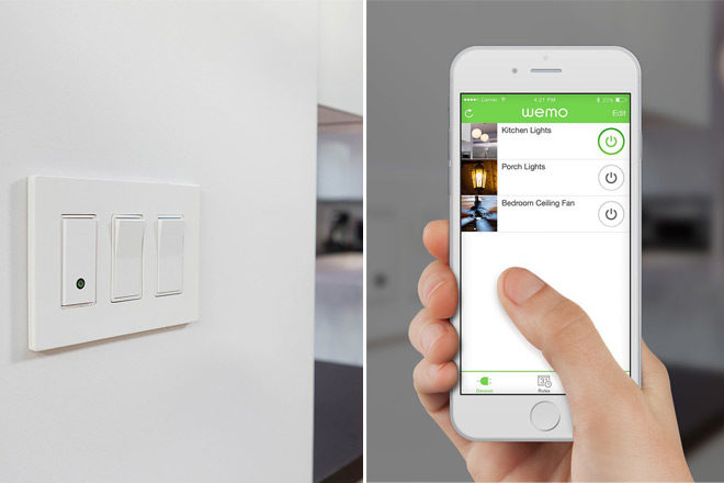 WeMo WiFi Enabled Light Switch for $29.99 + FREE Shipping on Amazon (Regularly $50)