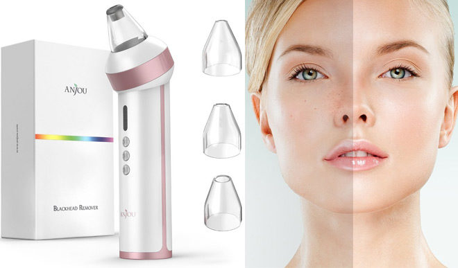 Amazon: Anjou Rechargeable Blackhead Remover Vacuum ONLY $17.99