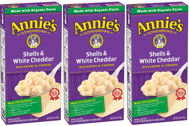 Amazon: Annie’s Macaroni & Cheese 12-Pack Only $14.24 + FREE Shipping ($1.18 per Box!)
