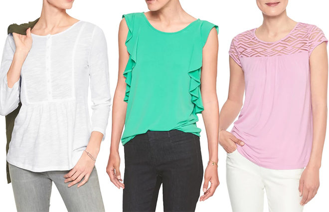 Banana Republic: Extra 50% Off Clearance Items - Tops From JUST $7.99 (Today Only!)