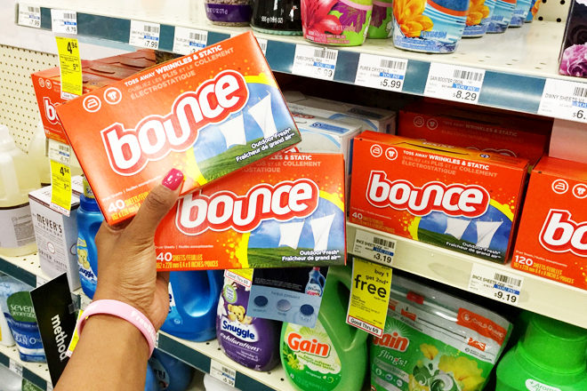 Bounce Dryer Sheets For Just $1.59 at CVS - No Coupons Needed!