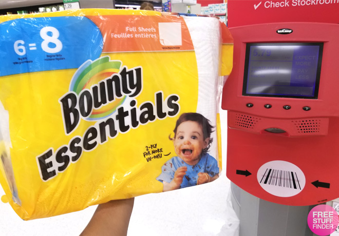 Bounty Basic 6-Pack Paper Towel ONLY $2.79 at Target - Just 46¢ per Roll!