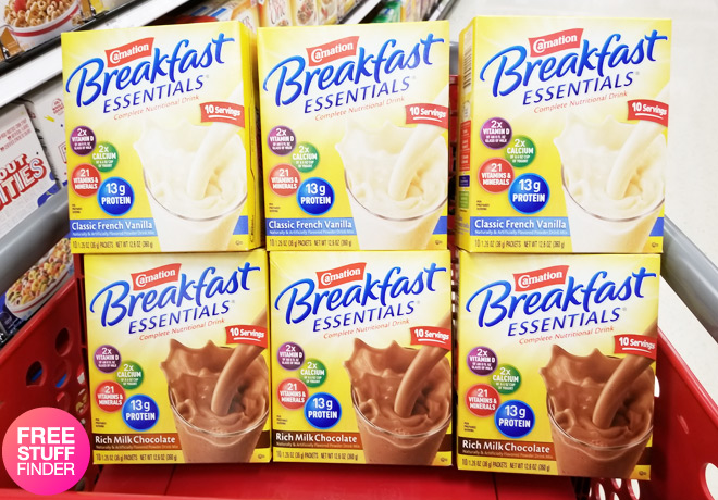 Carnation Breakfast Essentials JUST $1.82 at Target (Regularly $4.49)