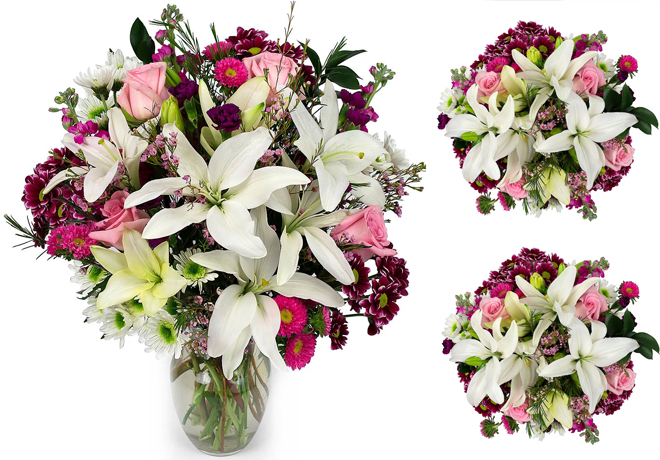 Sam’s Club: Celebrating Mom Bouquet with Vase ONLY $39.98 + FREE Delivery (Reg $80)