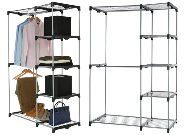 Amazon: Double Rod Freestanding Closet Only $22 (Regularly $37) - Lowest Price!