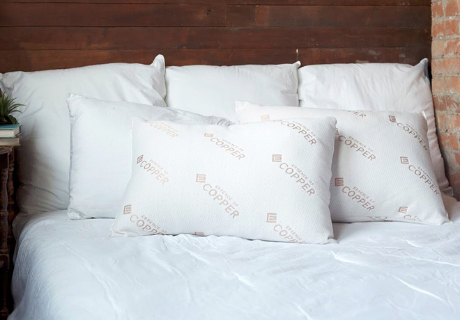 Bamboo or Copper-Infused Pillows 2-Pack Just $9.98 + FREE Shipping (Reg $35)