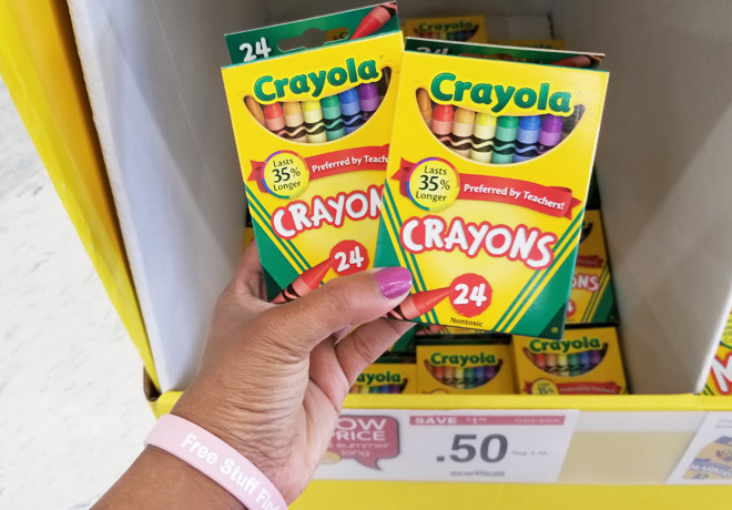 Office Depot: Crayola Crayons ONLY 50¢ and Crayola Markers & Pencils JUST $1