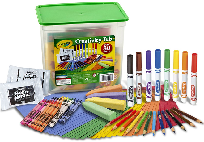 Crayola Creativity Tub 80-Piece Only $9.99 + FREE Pickup (Reg $17)