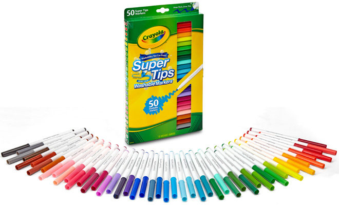 *HOT* Crayola Washable Markers 50-Count Just $6.64 + FREE Pickup (Regularly $13)
