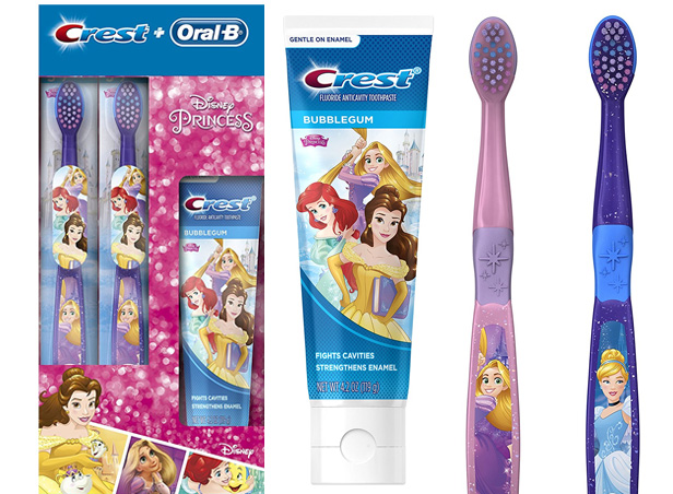 TWO Disney Princess Oral-B Toothbrushes and Crest Toothpaste ONLY $3.14 (Reg $10)