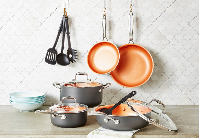 Crux 12-Piece Cookware Set ONLY $69.99 at Macy's + FREE Shipping (Regularly $140)