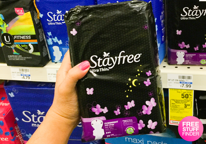 NEW $4 in Stayfree Product Coupons (Walgreens & CVS Deals) - Print Now!