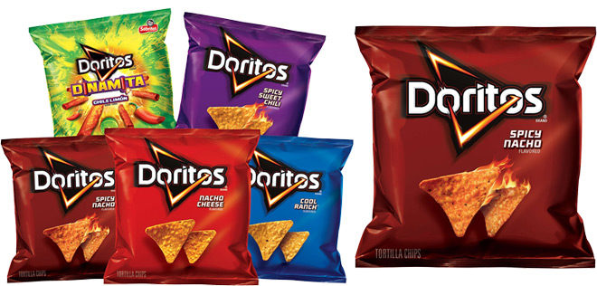 Amazon: Doritos Tortilla Chips 40-Count ONLY $13.29 + FREE Shipping (33¢ per Bag!)