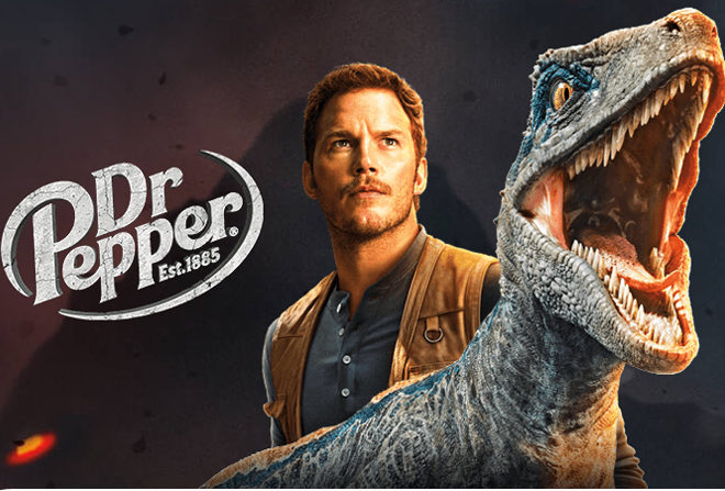 FREE $5 Movie Certificate for Jurassic World with Purchase of Two Dr Pepper Products