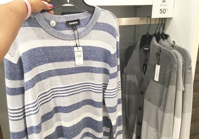 Express: Select Men's Sweaters & Pants for 50% Off (Starting at $29.50 - Reg $60)