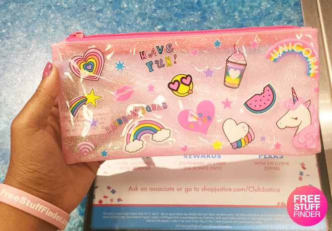 FREE Sparkling Pouch at Justice for iPhone Users (No Purchase Necessary!)