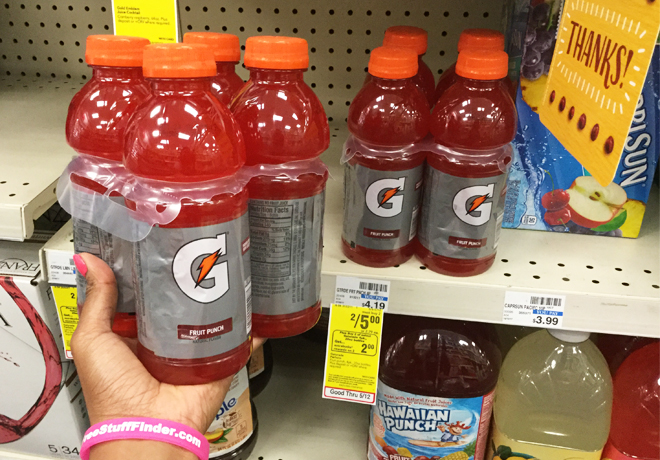 *HOT* Gatorade 4-Pack Bottles $1.50 at CVS (Reg $4.19) - ONLY 37¢ Each, No Coupons!