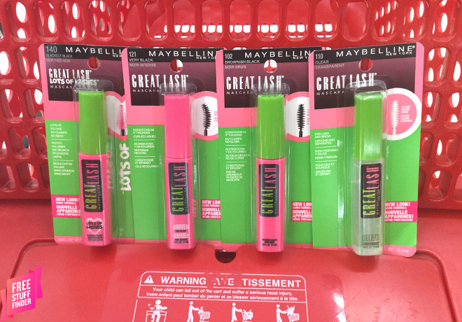 Target Online: Maybelline Great Lash Mascara ONLY $1.89 Each (Regularly $4.39)