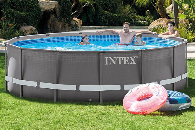 Intex Round Ultra Frame Pool Just $199.99 + FREE Shipping (Regularly $300)