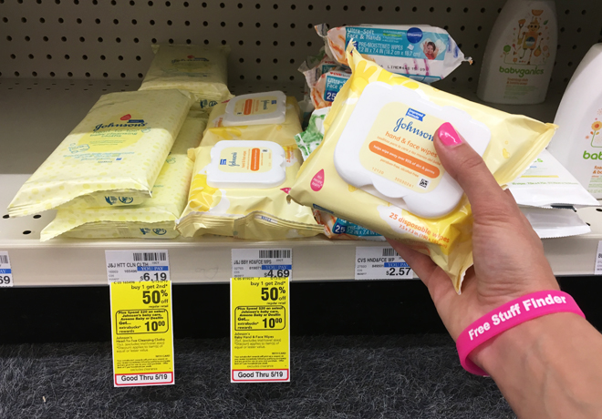 *HOT* Johnson’s Hand and Face Wipes for JUST 68¢ at CVS (Reg $4.69) - PRINT NOW!