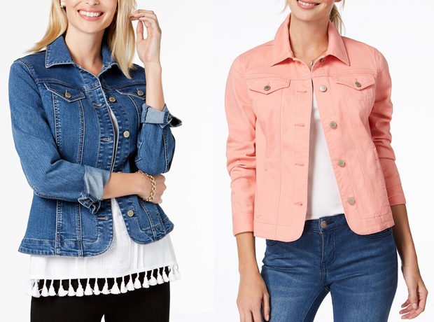 Charter Club Denim Jacket ONLY $38.16 (Reg $79.50) from Macy's - 10 Colors Available!