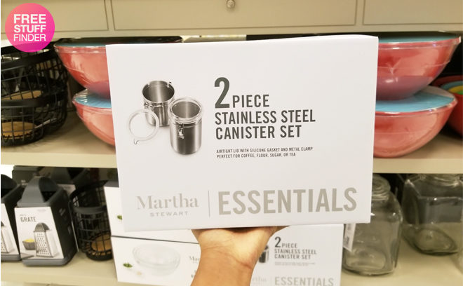 Martha Stewart Essentials Food Storage Canisters Only $7.99 + FREE Pickup (Reg $17)