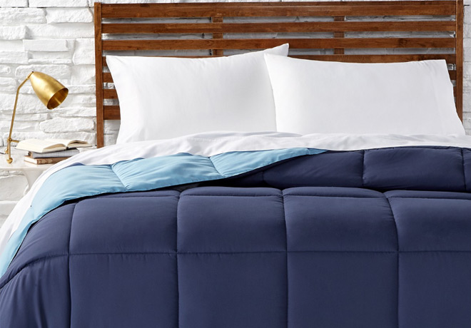 Martha Stewart Reversible Down Alternative Comforter Just $14.99 (Regularly $60)