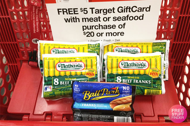 FREE $5 Target Gift Card with $20+ Meat or Seafood Purchase (Print Coupons Now!)