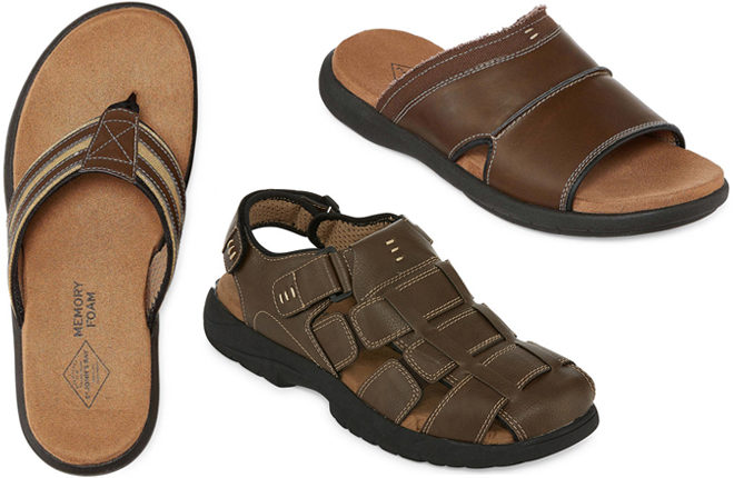 Buy 1 Get 2 FREE Men’s Sandals at JCPenney - Just $16.67 per Pair (Reg $50)