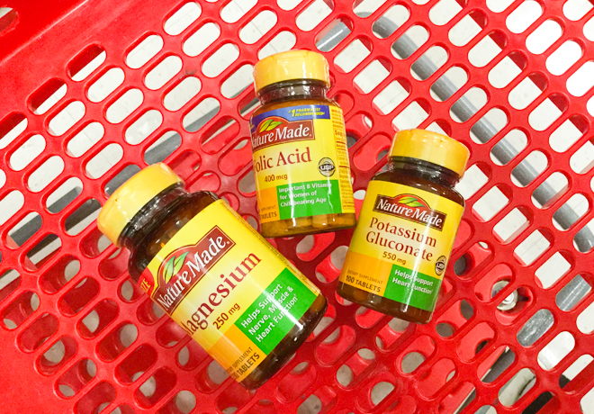 Target: Nature Made Vitamins, Starting at JUST 70¢ After Cash Back (Regular up to $7)