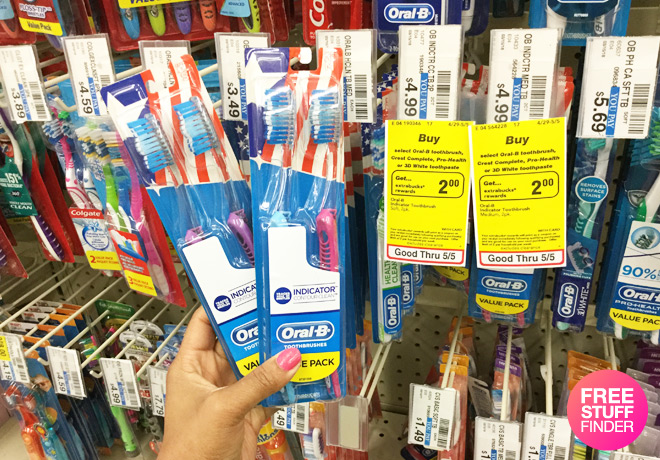 Oral-B Indicator Toothbrush 2-Pack Just $1.99 at CVS (Regularly $5)