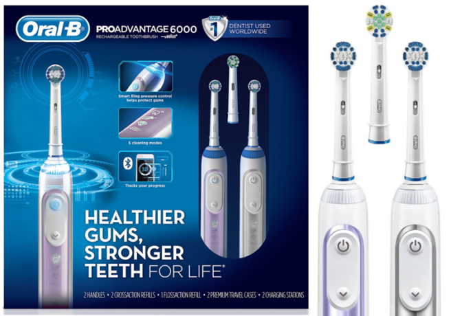 Sam’s Club: TWO Oral-B Pro Rechargeable Toothbrushes Only $119.98 + FREE Shipping