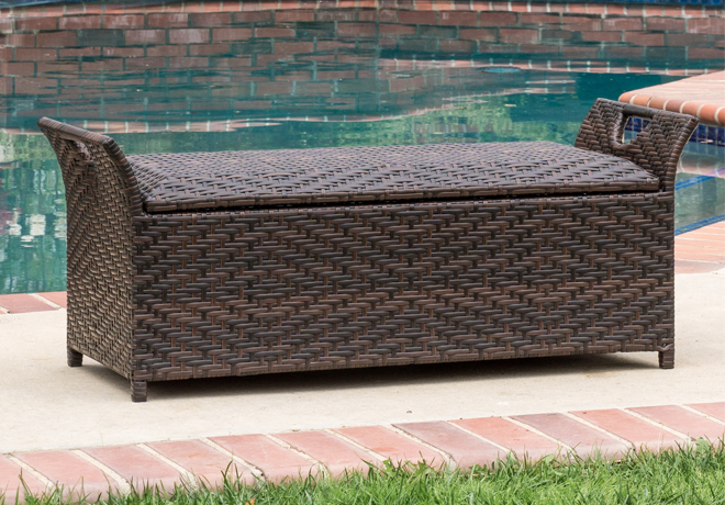 Noble House Outdoor Storage Bench for Just $90.49 + FREE Shipping (Reg $160)