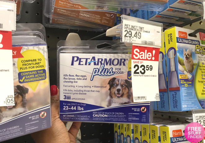 PetArmor Dogs Flea & Tick Medication for ONLY $18.59 (Reg $29) - Just $6.20 per Dose!