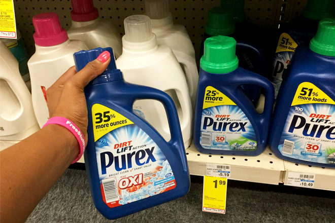 Purex Laundry Detergent JUST $1.49 - Regularly 5.19 at CVS (Only 5¢ per load)