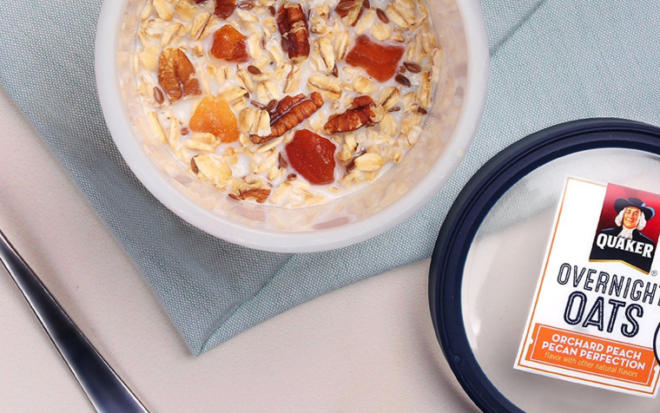 Amazon: Quaker Overnight Oats 12-Pack Only $12.10 + FREE Shipping (Just $1 Each!)