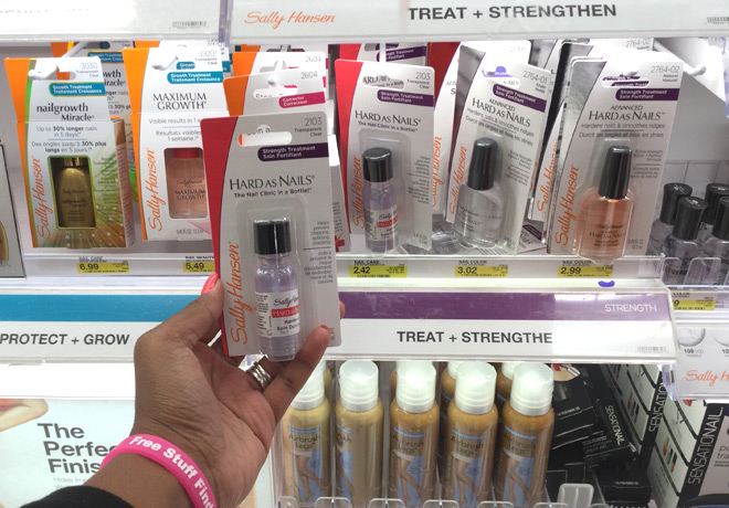 42¢ Sally Hansen Nail Hardener (Reg $2.42) at Target - $12 in Sally Hansen Coupons!