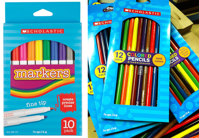 Office Depot: Scholastic Colored Pencils & Markers ONLY $0.89 (Reg $2.69)