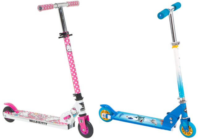Walmart: Kids 2-Wheel Scooter Only $15 Choose from Hello Kitty & Finding Dory!