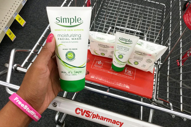 Simple Moisturizing Face Wash JUST $1.98 each at CVS (Regularly $7.79)