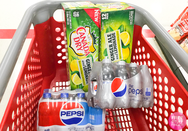 Target: Soda 12-Packs JUST $2.17 (Pepsi, 7UP, Dr. Pepper, RC Cola, Canada Dry & More)