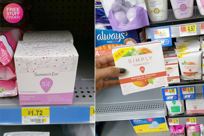 Summer’s Eve Cleansing Cloths Only 72¢ at Walmart (After Cashback) - Regularly $1.72