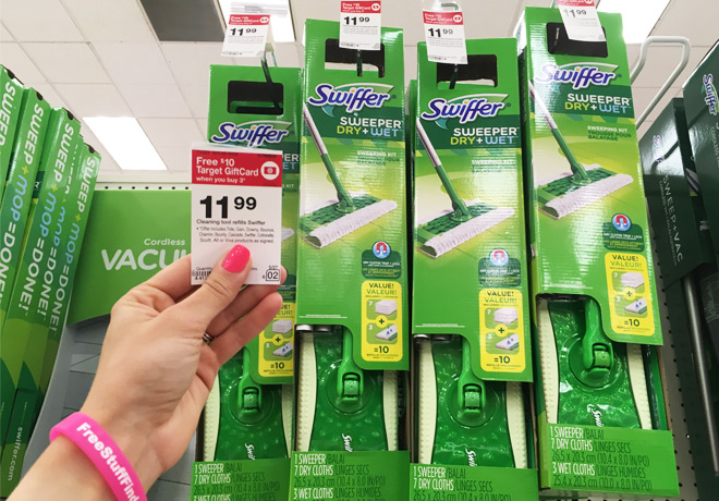 Target: Swiffer Sweeper Starter Kit & Refills Only $4.66 Each (Just Use Your Phone!)