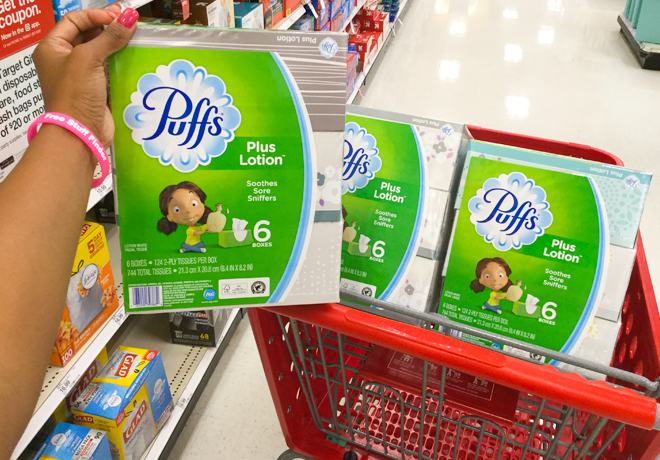 Puffs Facial Tissues (124 ct) Just 79¢ per Box + FREE Shipping - In Store & Online!