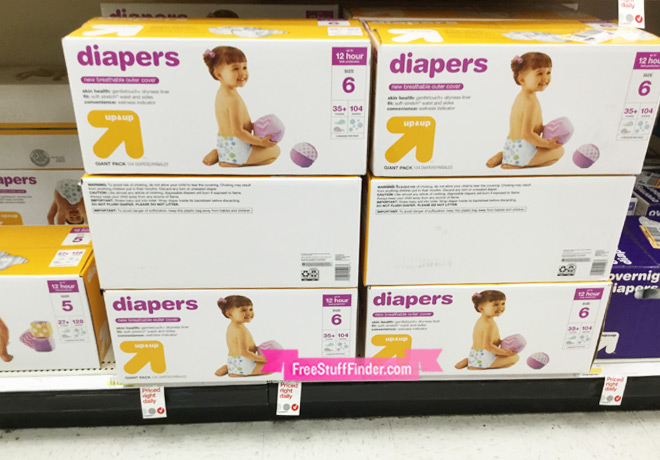 Up & Up Giant Diaper Packs Just $17.99 Each at Target - That's Only 10¢ per Diaper