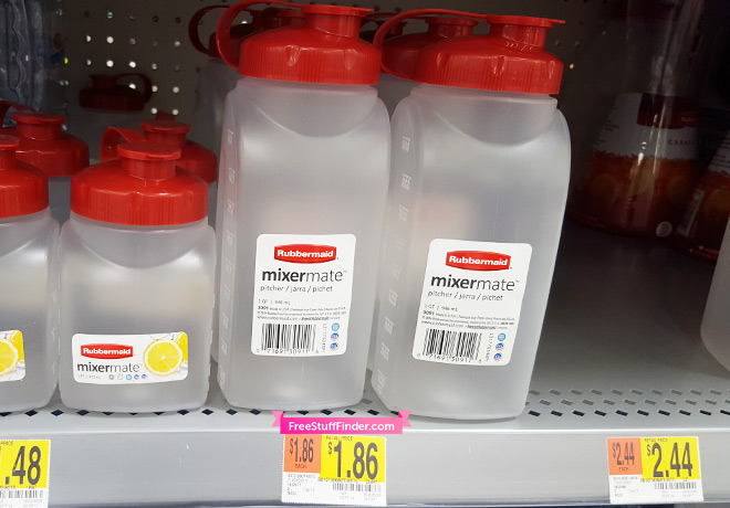 FREE Rubbermaid Mixermate Bottles at Walmart + 14¢ Moneymaker