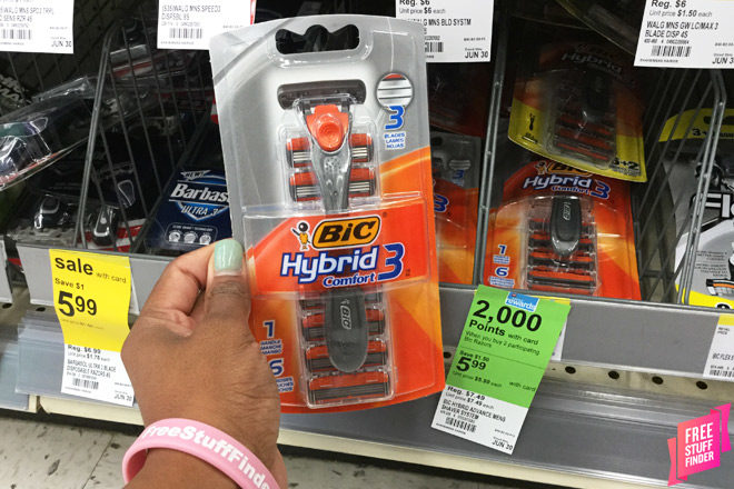 BIC Hybrid Comfort3 Razor JUST $1.99 at Walgreens (Reg $7.49)