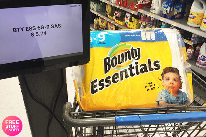 Bounty Essentials Paper Towels 6-Pack for Only $2.24 at Walmart (JUST 37¢ per Roll)