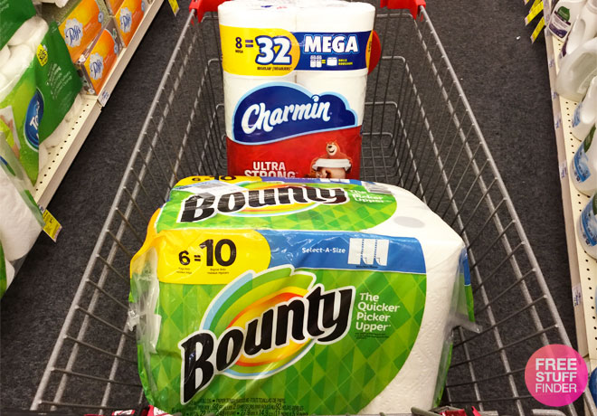 Charmin Bath Tissue & Bounty Paper Towels for Only $6.49 Each at CVS (Regularly $16)